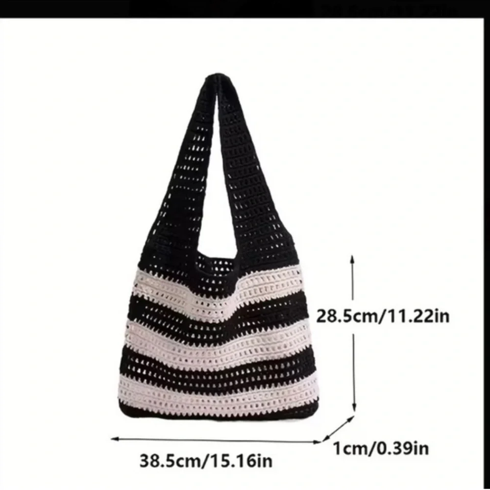 Bohemian Crochet Hobo Purse